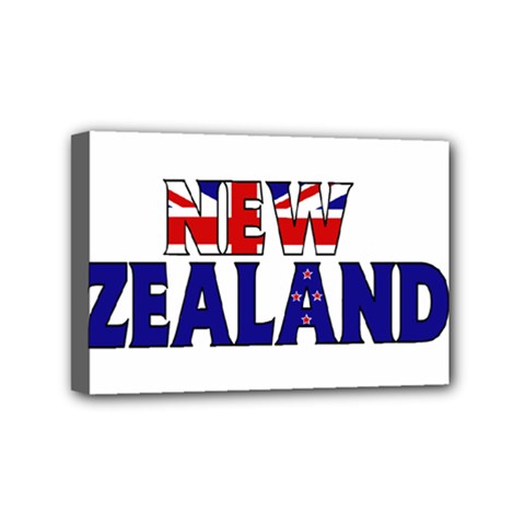 New Zealand Mini Canvas 6  X 4  (framed)