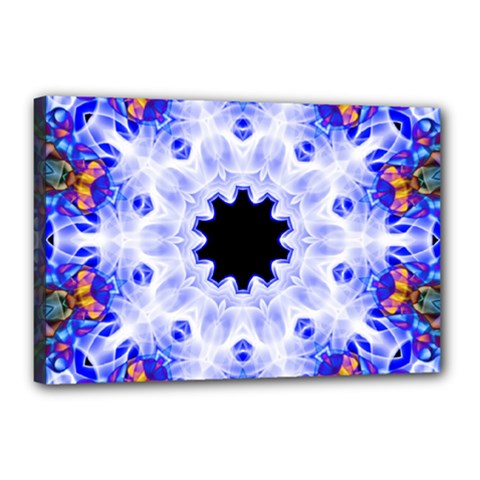 Smoke Art (5) Canvas 18  X 12  (framed)
