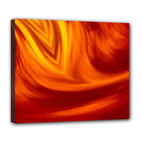 Wave Deluxe Canvas 24  X 20  (framed) by Siebenhuehner