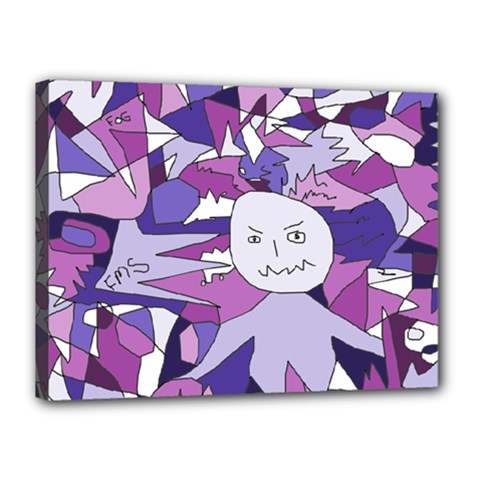 Fms Confusion Canvas 16  X 12  (framed) by FunWithFibro