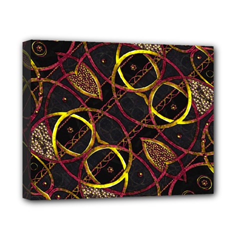 Luxury Futuristic Ornament Canvas 10  X 8  (framed) by dflcprints