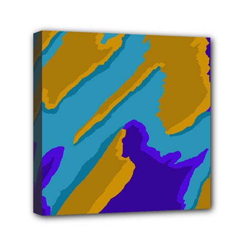 Pattern Mini Canvas 6  X 6  (framed) by Siebenhuehner