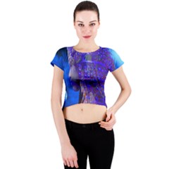 Crew Neck Crop Top by icarusismartdesigns