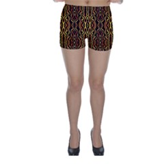 Tribal Art Abstract Pattern  Skinny Shorts by dflcprintsclothing