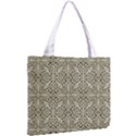 Silver Intricate Arabesque Pattern Tiny Tote Bag View2