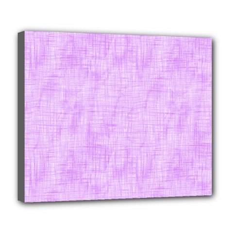 Hidden Pain In Purple Deluxe Canvas 24  X 20  (framed) by FunWithFibro