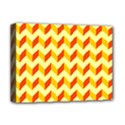 Modern Retro Chevron Patchwork Pattern  Deluxe Canvas 16  x 12  (Framed)  View1