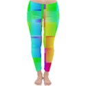 Colorful gradient shapes Winter Leggings View1