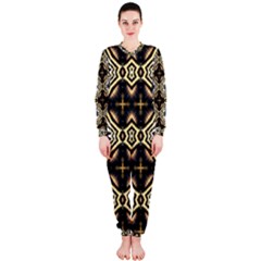 Faux Animal Print Pattern Onepiece Jumpsuit (ladies) 