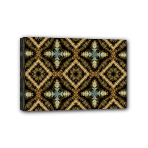 Faux Animal Print Pattern Mini Canvas 6  X 4  by GardenOfOphir