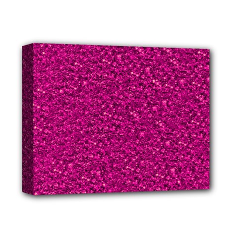 Sparkling Glitter Pink Deluxe Canvas 14  X 11  by ImpressiveMoments
