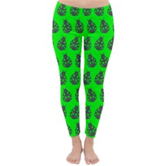 Ladybug Vector Geometric Tile Pattern Winter Leggings