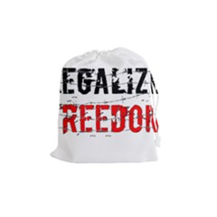 Legalize Freedom Drawstring Pouches (medium)  by Lab80