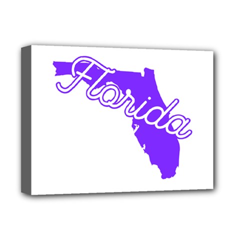 Florida Home State Pride Deluxe Canvas 16  X 12   by CraftyLittleNodes