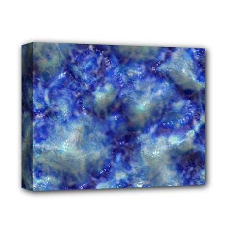 Alien Dna Blue Deluxe Canvas 14  X 11  by ImpressiveMoments