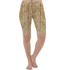 Light Beige Bamboo Cropped Leggings by trendistuff