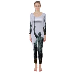Washington Statue Long Sleeve Catsuit by trendistuff