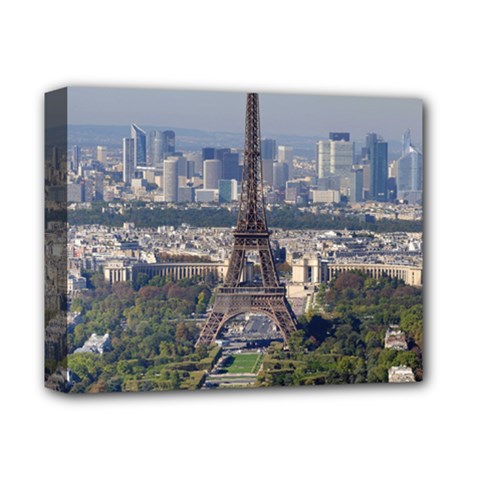 Eiffel Tower 2 Deluxe Canvas 14  X 11  by trendistuff