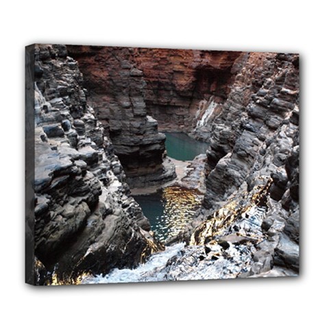 Karijini Canyon Deluxe Canvas 24  X 20   by trendistuff