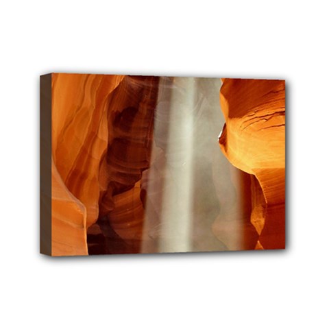 Antelope Canyon 1 Mini Canvas 7  X 5  by trendistuff