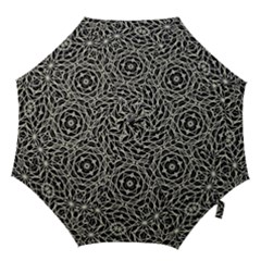 Polygons Pattern Print Hook Handle Umbrellas (medium) by dflcprints