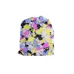 Abstract Drawstring Pouches (medium)  by Uniqued