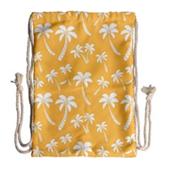 Summer Palm Tree Pattern Drawstring Bag (large)