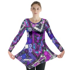 Hipster Bubbes Long Sleeve Tunic  by KirstenStar