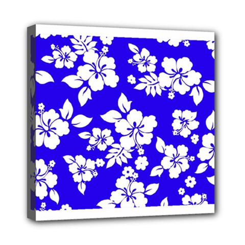 Deep Blue Hawaiian Mini Canvas 8  X 8  by AlohaStore