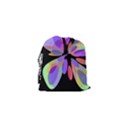 Colorful abstract flower Drawstring Pouches (XS)  View2