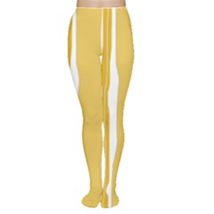 Blue And Yellow Lines Women s Tights by Valentinaart