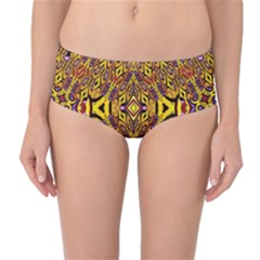 Apart Art Mid-waist Bikini Bottoms by MRTACPANS