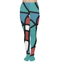 Red Snake Women s Tights by Valentinaart