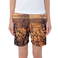 Colorful Sunset Women s Basketball Shorts by picsaspassion