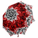 Red hart - graffiti style Hook Handle Umbrellas (Large) View2