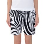 Animal Cute Pattern Art Zebra Women s Basketball Shorts