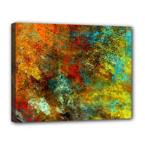 Mixed Abstract Canvas 14  X 11 