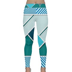 Logo Concept Banner Header Idea Classic Yoga Leggings by Amaryn4rt