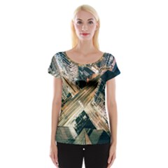 Architecture Buildings City Women s Cap Sleeve Top by Amaryn4rt