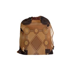 The Elaborate Floor Pattern Of The Sydney Queen Victoria Building Drawstring Pouches (medium) 
