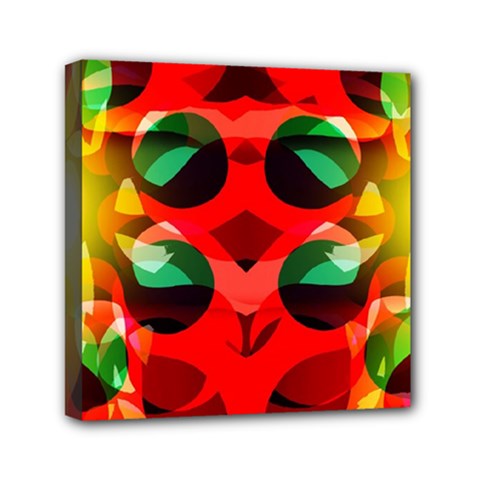 Abstract Digital Design Mini Canvas 6  X 6  by Amaryn4rt