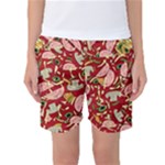 Pizza pattern Women s Basketball Shorts