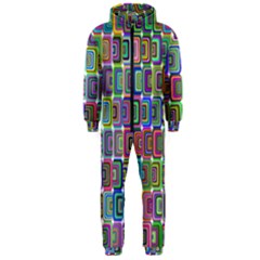Psychedelic 70 S 1970 S Abstract Hooded Jumpsuit (men)  by Nexatart