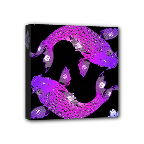Koi Carp Fish Water Japanese Pond Mini Canvas 4  X 4  by Nexatart