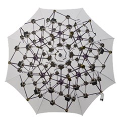 Grid Construction Structure Metal Hook Handle Umbrellas (small) by Nexatart