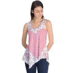 Cute Pink Heart Sleeveless Tunic by Brittlevirginclothing