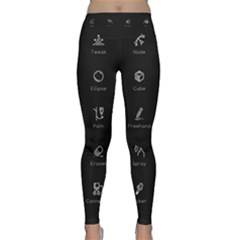 Art Desktop Icons Vector Clipart Classic Yoga Leggings by Nexatart