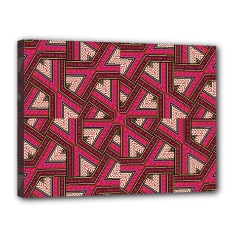 Digital Raspberry Pink Colorful Canvas 16  X 12  by Nexatart