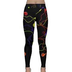 Colorful Earphones Classic Yoga Leggings by Valentinaart