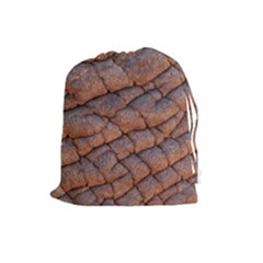 Elephant Skin Drawstring Pouches (large)  by Amaryn4rt